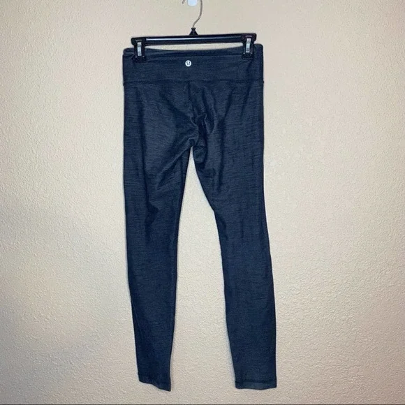 Lululemon Gray Space Dye Wunder Under Size 4 - Picture 4 of 8
